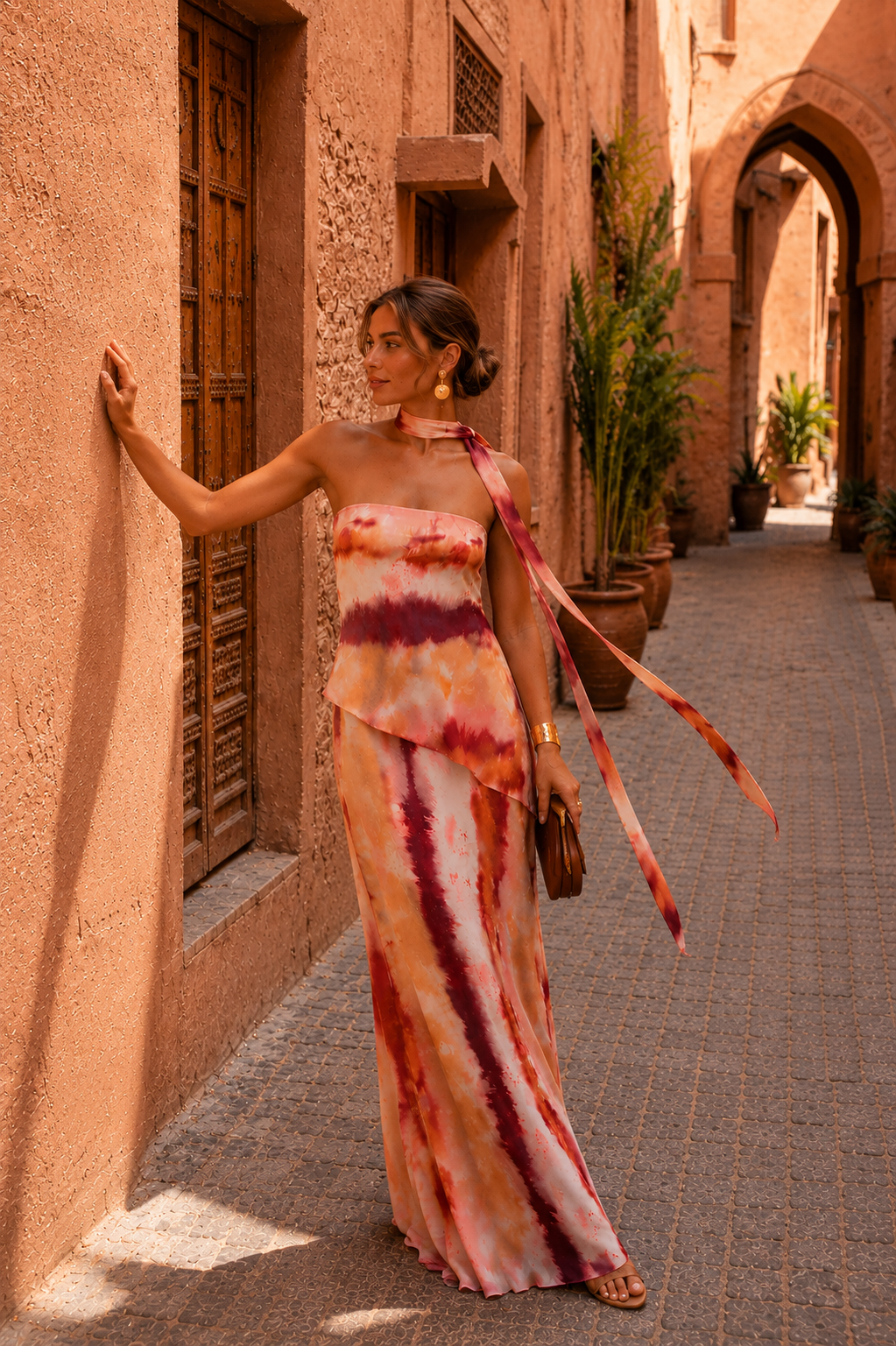 Cacela - Μακρύ Φόρεμα Strapless Tomara Que Caia