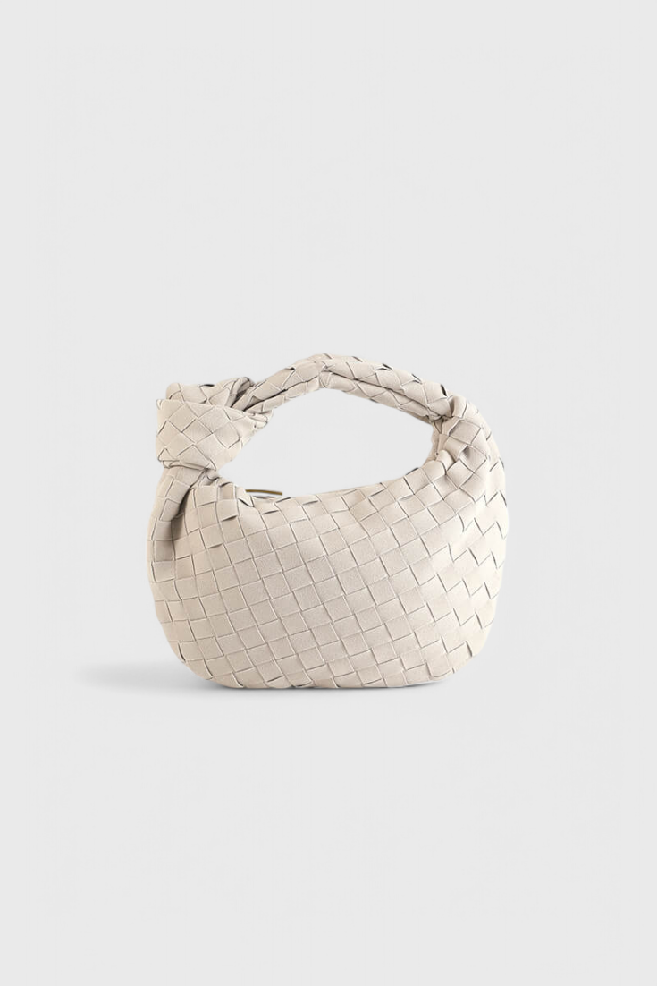 Τσάντα Mini Remi Woven με Λεπτομέρεια Κόμπου