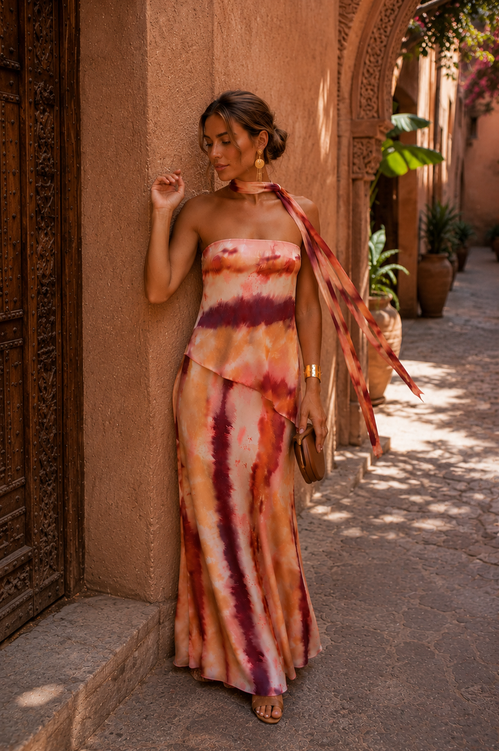 Cacela - Μακρύ Φόρεμα Strapless Tomara Que Caia